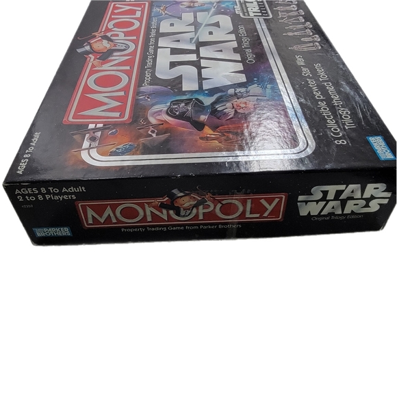 MONOPOLY Star Wars Original Trilogy Edition Board Game Used Complete - Picture 4 of 5